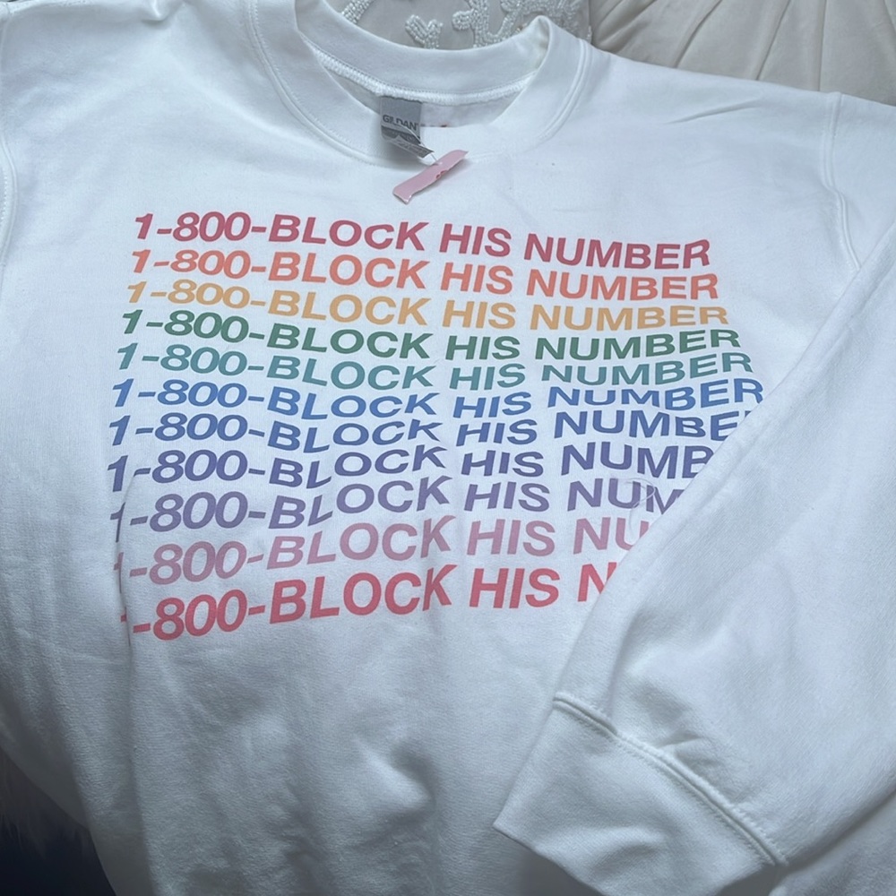 BLOCK HIS NUMBER SWEATSHIRT - Picture 7 of 7